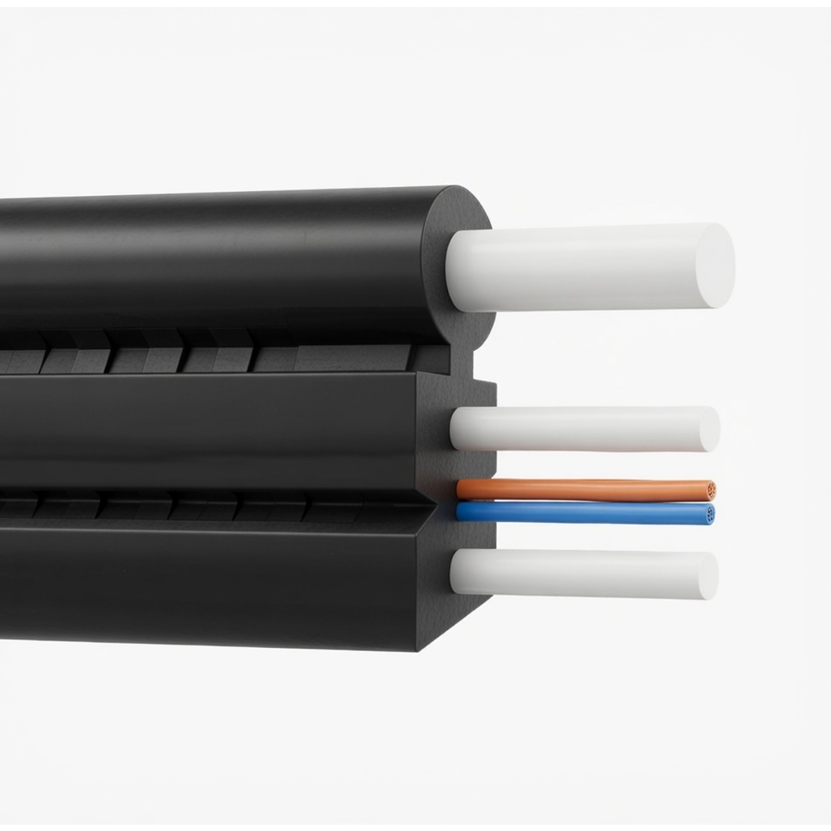 Кабель КС-FTTHD-1 1 волокно G.652.D, абонентский, без несущего элемента, 0,4 кН, 4047 м